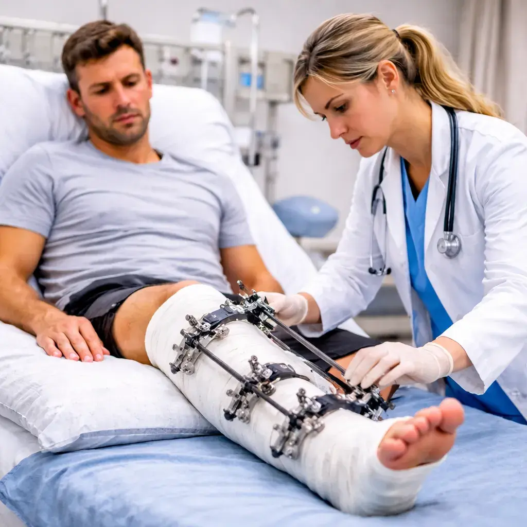 Complex Fracture Treatment at Trinay Orthopedic Hospital, Ahmedabad